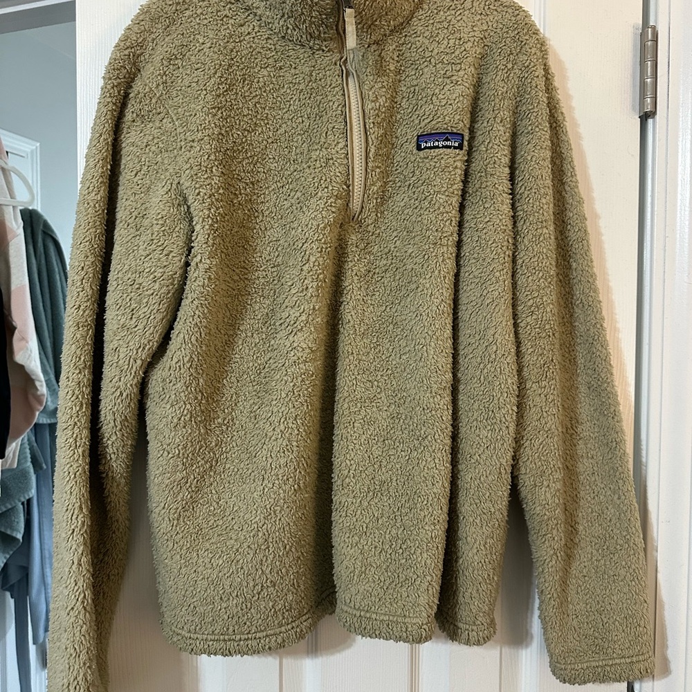 Patagonia Olive Green Fleece Pullover